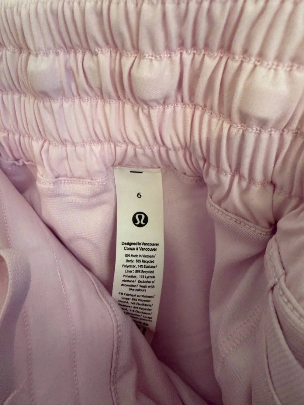 lululemon athletica Light Pink Women's Athletic Shorts - Picture 4 of 4